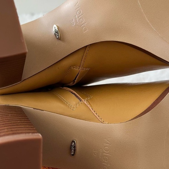 Mango tan and brown tall boots - Picture 8 of 8